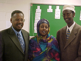LOCAL SOMALI LEADERS WORKING AT THE SCHOOL